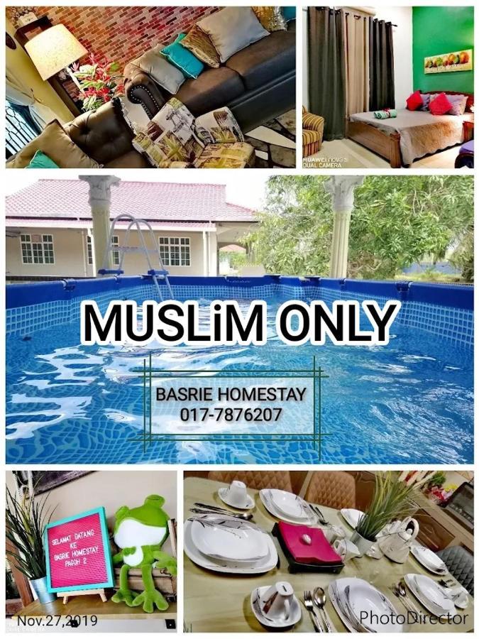 Basrie Villa "Mslim Only" - Mini Cinema , Private Pool , Wi-Fi , Netflix Muar Exteriör bild