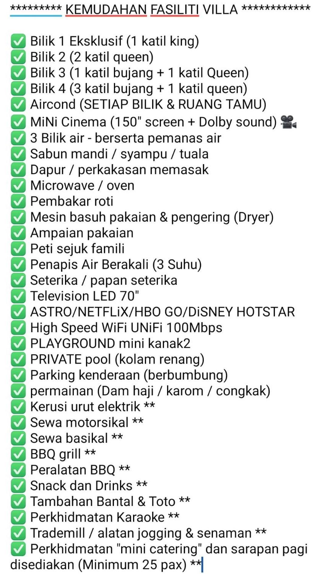 Basrie Villa "Mslim Only" - Mini Cinema , Private Pool , Wi-Fi , Netflix Muar Exteriör bild